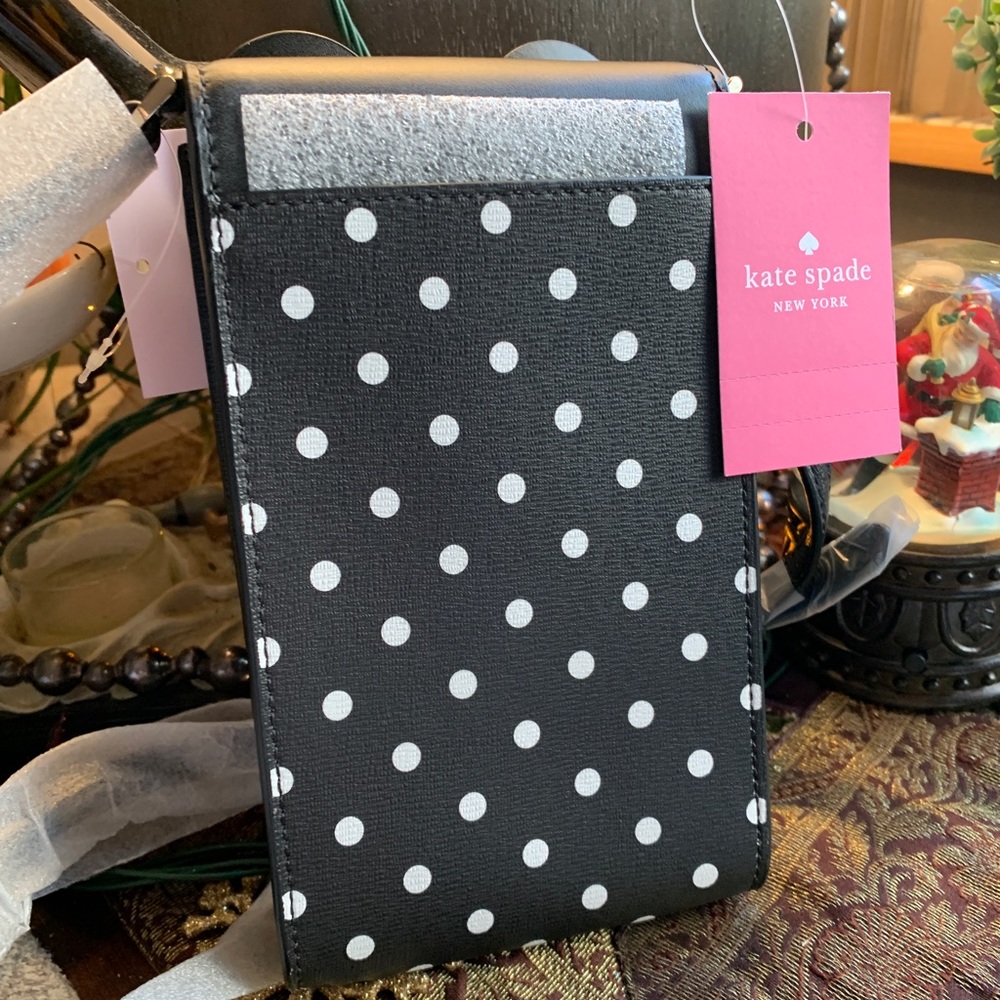 Authentic KATE SPADE Saffiano leather snap flap Minnie Bow crossbody - Picture 8 of 13